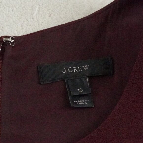 J Crew Dress Womens 10 Cocktail Tank Racerback Lined Red - Picture 3 of 11